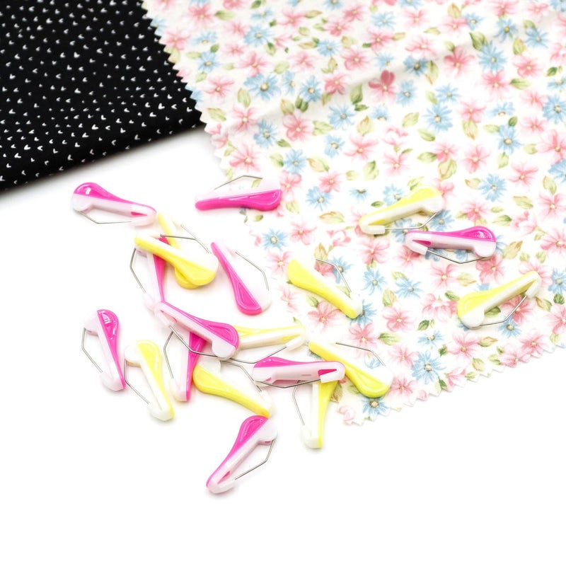 Clover Wonder Sewing Pins, Yellow and Pink - Image 4